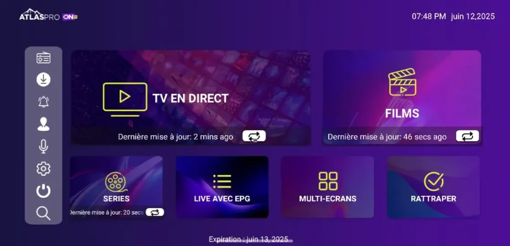 atlas pro ontv apk abonnement interface